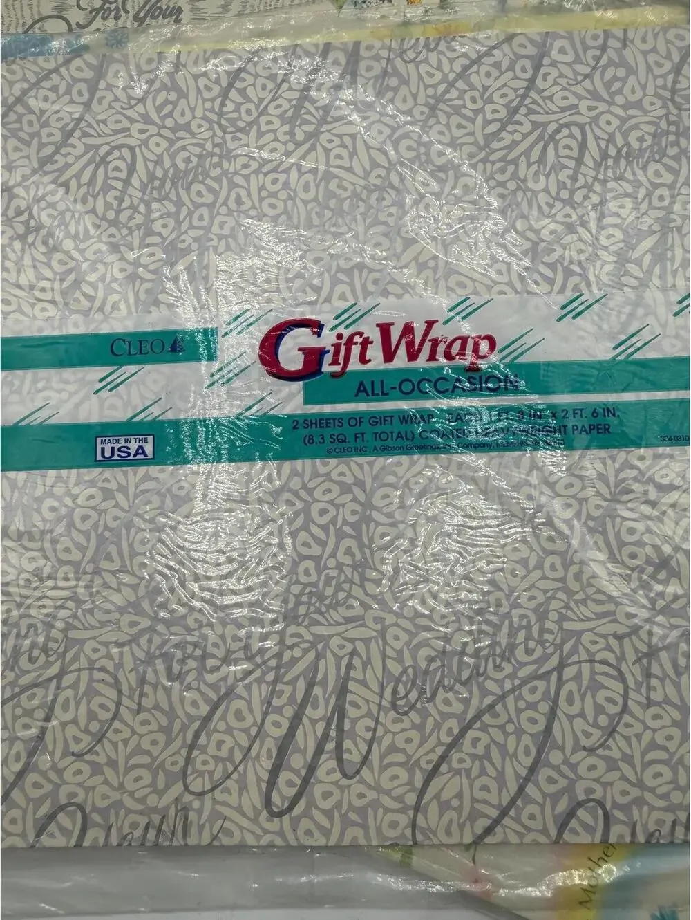 Vintage 1950s-1970s Gift Wrap: Five Patterns, Wedding Floral, Shower NOS